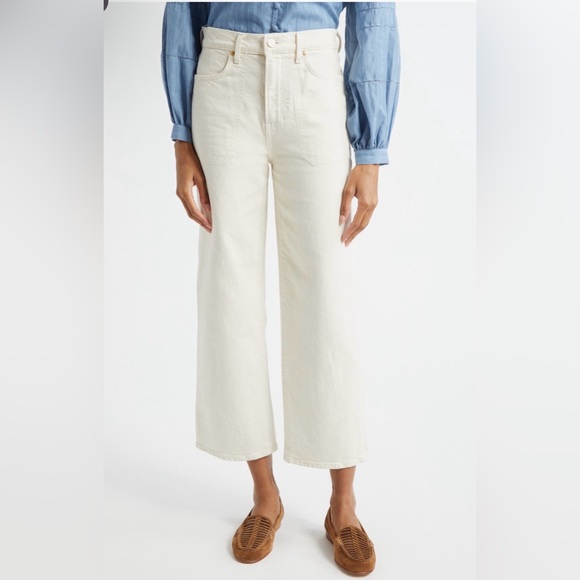 Veronica beard Crosbie crop high rise straight leg 26